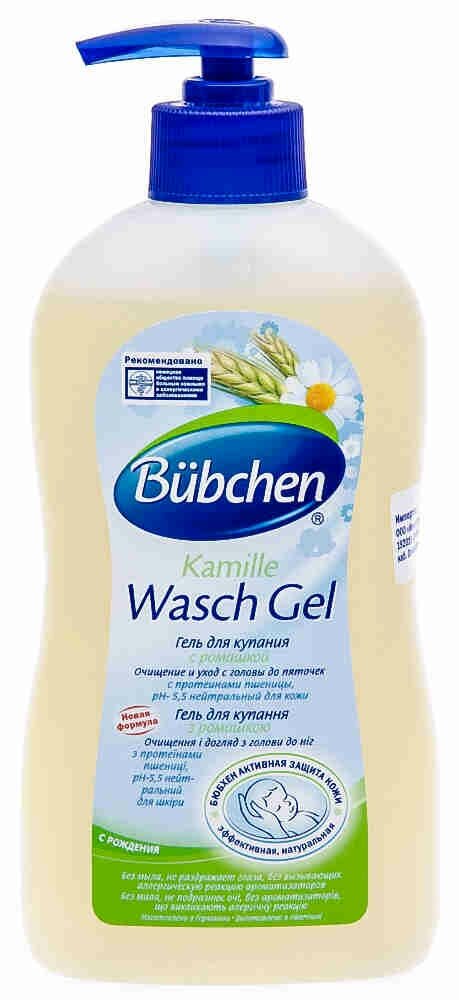 Гель для купания Bubchen с экстрактом ромашки и протеинами пшеницы 400мл - фото №16