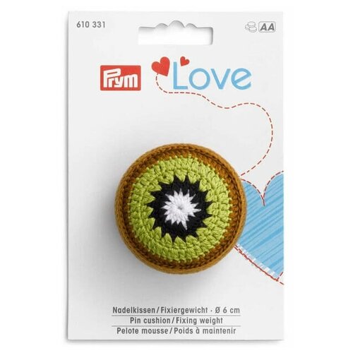 фото 610331 игольница киви с фиксирующей гирей, love prym