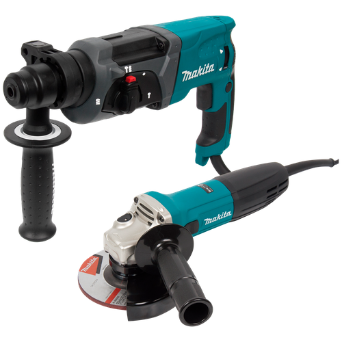 Набор перфоратор и УШМ Makita DK0120