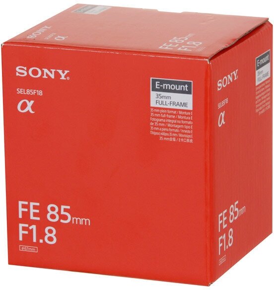 Объектив Sony FE 85mm f/18 (SEL85F18)