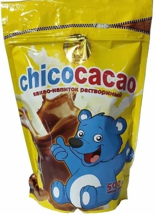 Какао-напиток растворимый "chicocacao" 500гр.-8шт - фотография № 1