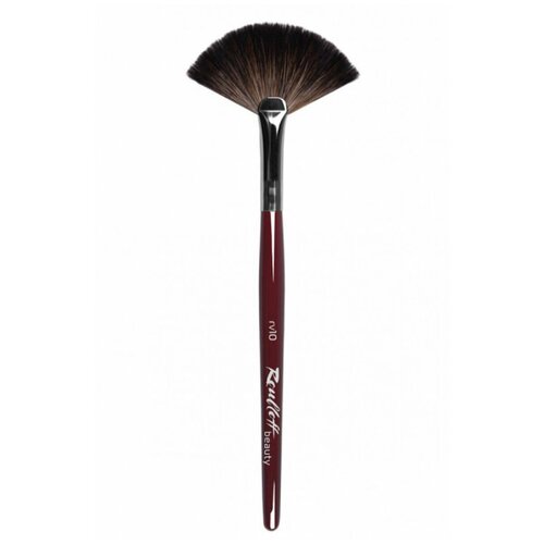 Roubloff rv10 - Веерная из волоса енота №10. Кисть для удаления излишков теней, румян, пудр.
