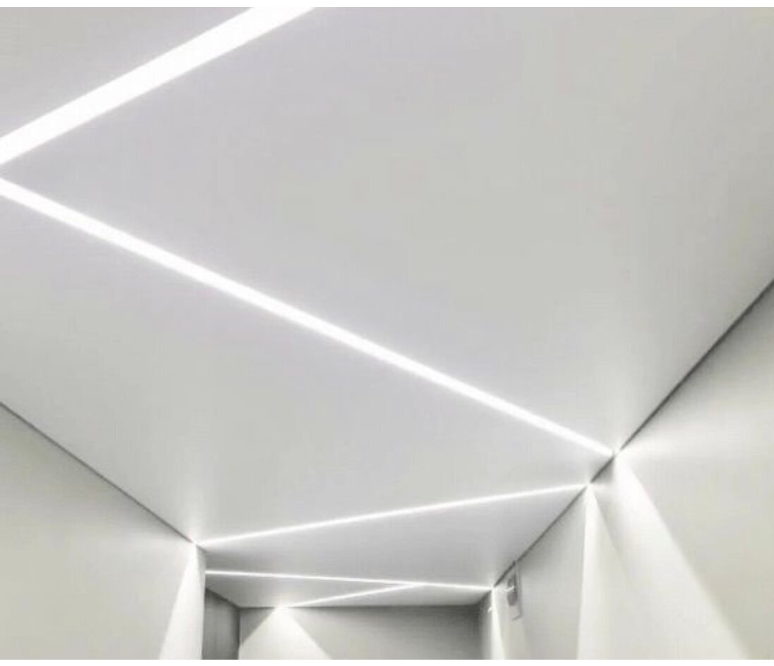 Профиль световые линии для натяжного потолка 50 мм(10 шт по 1 м) - фотография № 4