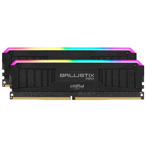 Оперативная память Crucial Ballistix MAX RGB 16 ГБ (8 ГБ x 2 шт.) DDR4 4400 МГц DIMM CL19 BLM2K8G44C19U4BL