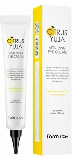 Farmstay Крем для век осветляющий с экстрактом юдзу Citrus Yuja Vitalizing Eye Cream 45 мл.