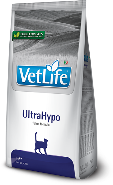 FARMINA Vet Life CAT UltraHypo Сухой корм д/кошек Диета (при пищевой аллергии)