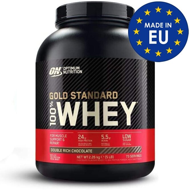 Протеин Optimum Nutrition 100% Whey Gold Standard (EU), 2260 г, двойной шоколад