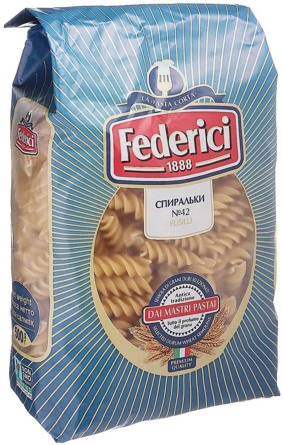 Fusilli (Спиральки)"Федеричи" - Макар. изд-я 0.5кг. - фотография № 13