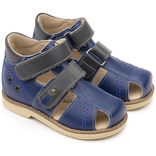 фото Сандалии детские 26004 р30 кожа,арктика синий tapiboo