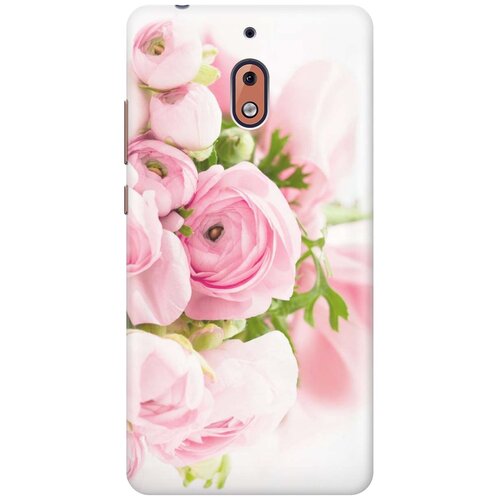 фото Cиликоновый чехол на nokia 2.1 / нокиа 2.1 с принтом "розовые розы" gosso