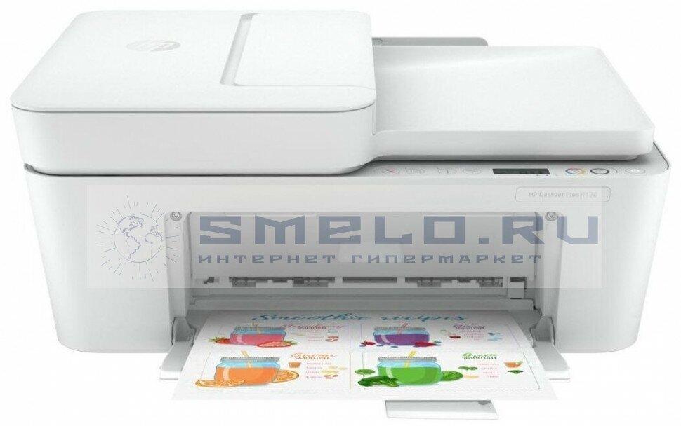МФУ струйный HP DeskJet Plus 4120, A4, цветной, струйный, белый [3xv14b] - фото №20