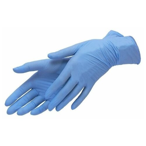 Перчатки смотровые Alliance High Risk Nitril, 50 пар, размер: S, цвет: синий
