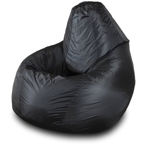 фото Пазитифчик кресло-груша однотонная 02 черный оксфорд