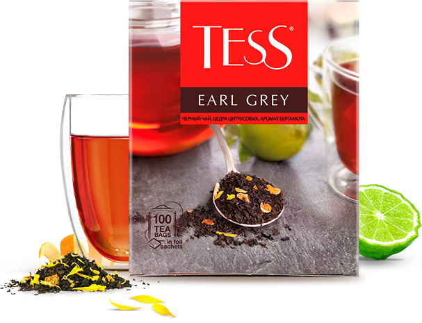 Чай черный Tess Earl Grey 100 пак - фото №7