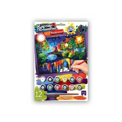 фото Набор для творчества "картина по номерам" средняя kn-03-06 danko toys