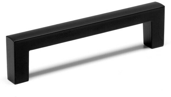 Ручка скоба SQUARE CAPPIO, алюминий, м/о 96 мм, цвет черный - фотография № 10