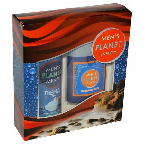 Набор средств для гигиены подарочный мужской (шампунь+гель для душа) MENS PLANET ENERGY festiva набор mens planet energy