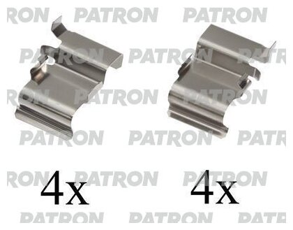 Ремкомплект тормозных колодок PATRON PSRK1033