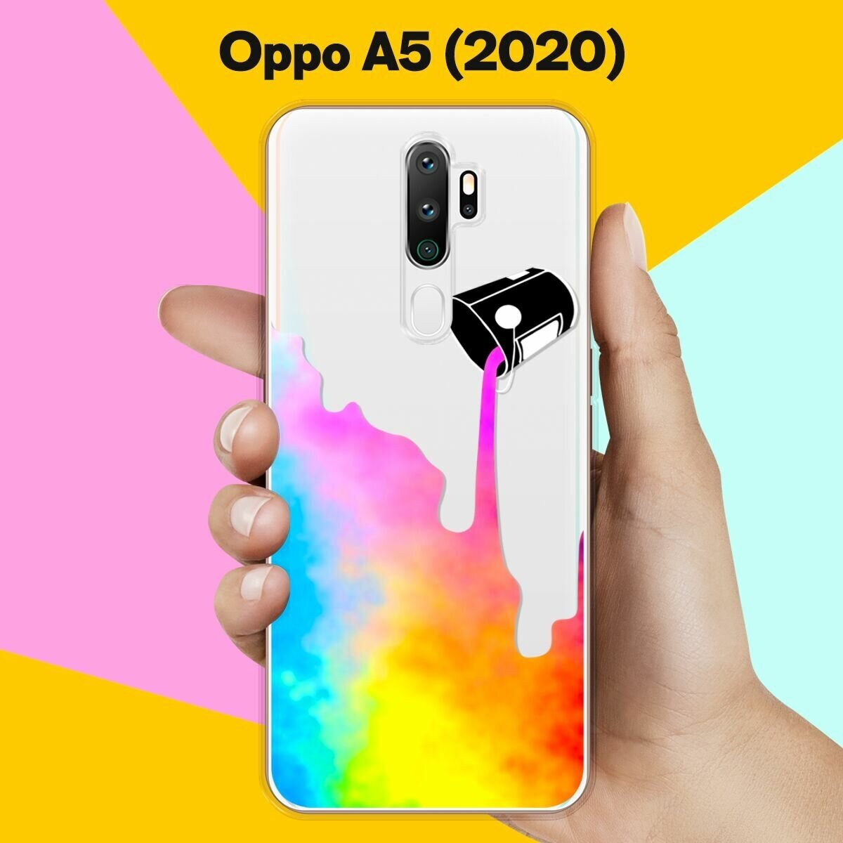 Силиконовый чехол на OPPO A5 2020 Краски / для Оппо А5 2020