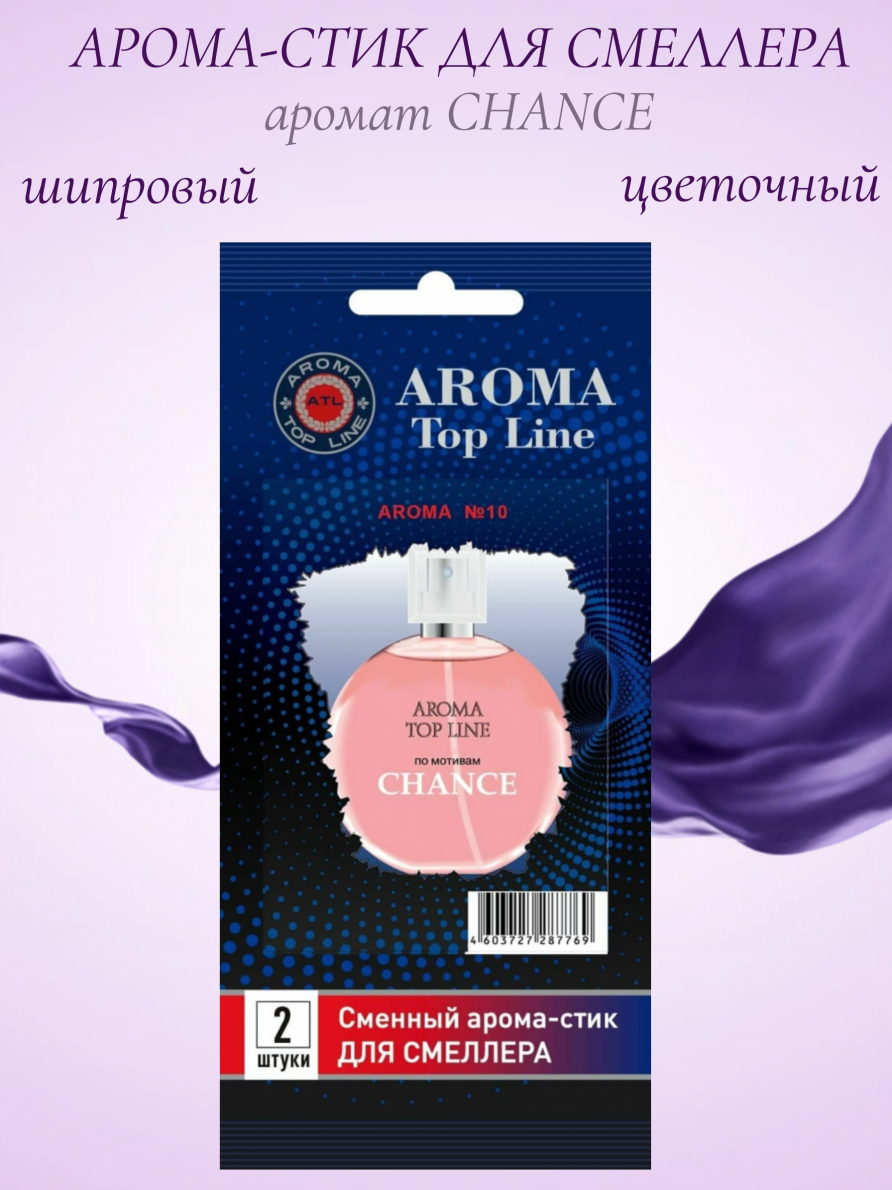 Аромастик Aroma-Topline для смеллера 2 шт. с ароматом женского парфюма Chance