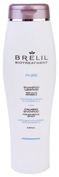 Brelil Professional шампунь BioTreatment Pure Calming для чувствительной кожи головы, 250 мл