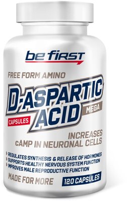 Be First D-Aspartic Acid Capsules 120 капсул