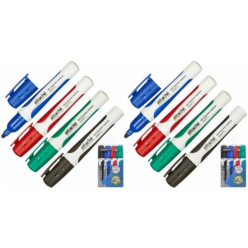 Attache Selection Набор маркеров для белых досок Rarity 4 цвета, 2-3 мм, 2 шт