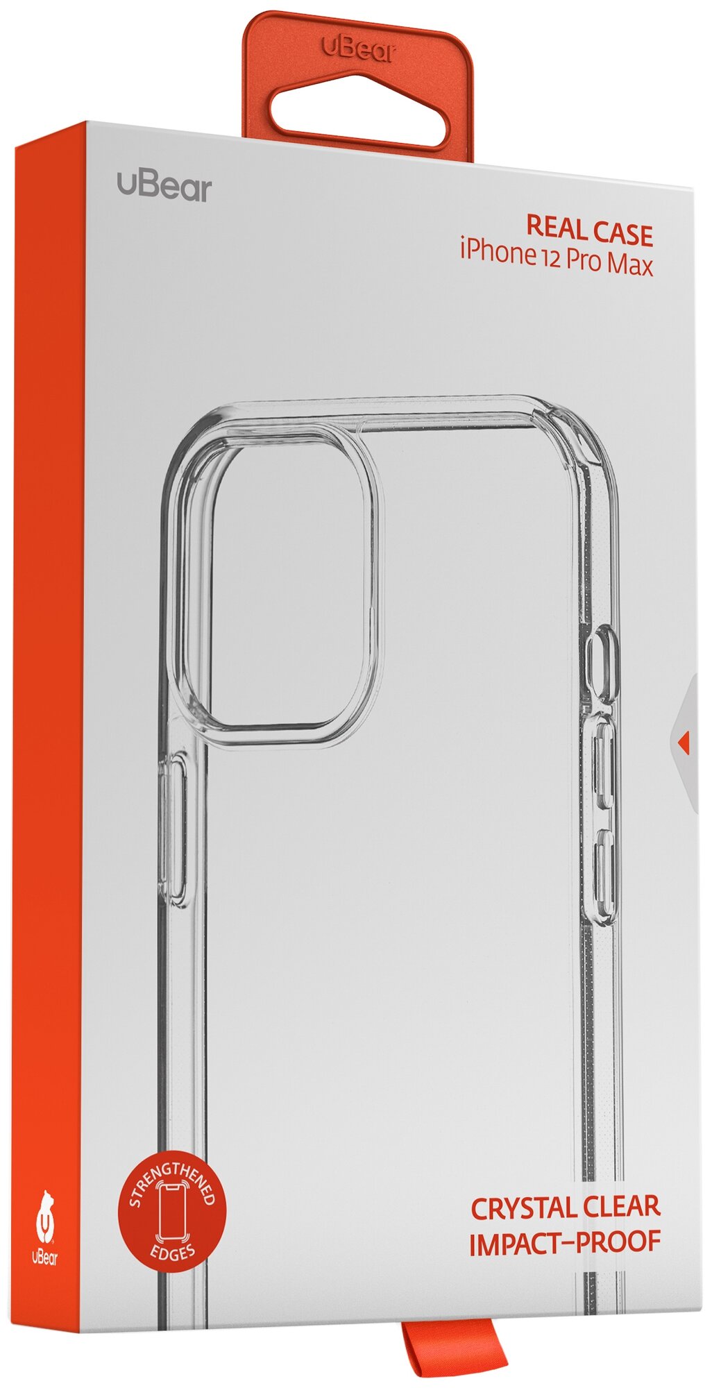 Чехол (клип-кейс) UBEAR Real Case, для Apple iPhone 12 Pro Max, прозрачный [cs66tt67rl-i20] - фото №5