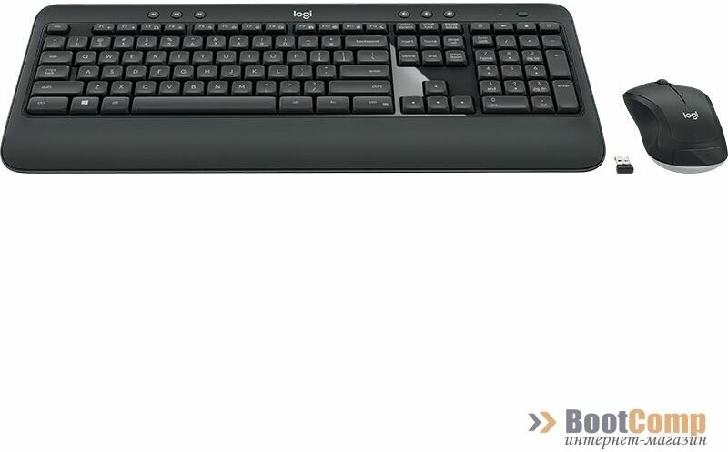Комплект клавиатура+мышь Logitech MK540 Advanced черный/черный (920-008685) - фото №7