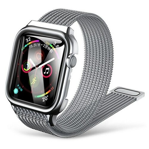 Ремешок для Apple Watch USAMS US-ZB068 Magnetic Loop Strap 42/44mm серебро