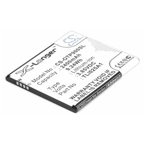 фото Аккумулятор для alcatel ot 5051d pop 4 (tlp025h1) 1750mah cameron sino