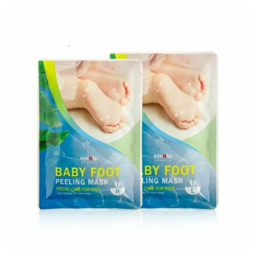 Baby Foot peeling mask Отшелушивающая маска-пилинг для ног, EYENLIP, 8809555250623