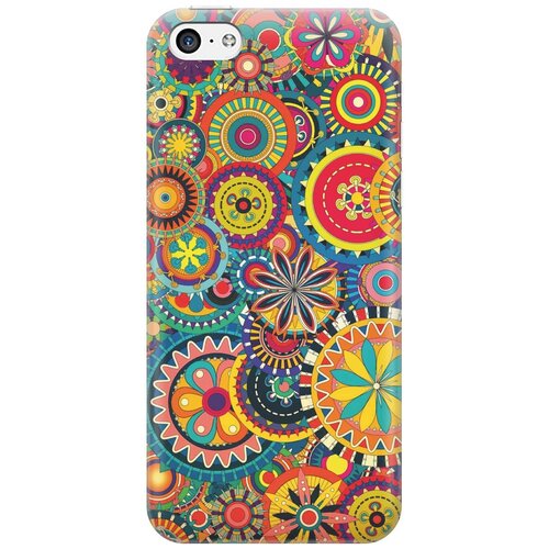 фото Cиликоновый чехол яркий узор на apple iphone 5c / эпл айфон 5с re:pa