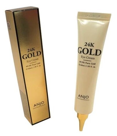 ANJO Professional Крем для век с биозолотом, 24K Gold eye cream 40 мл