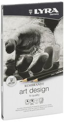 Lyra Набор чернографитных карандашей Rembrandt Art Design Set, 12 шт. 6B-4H