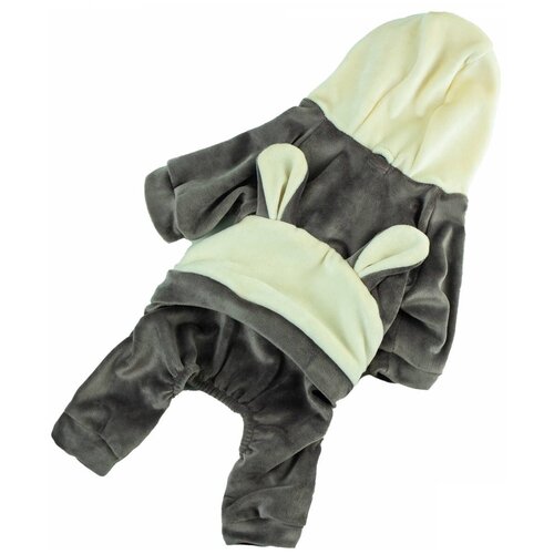 Одежда для собак. Костюм велюр с ушками (43см )