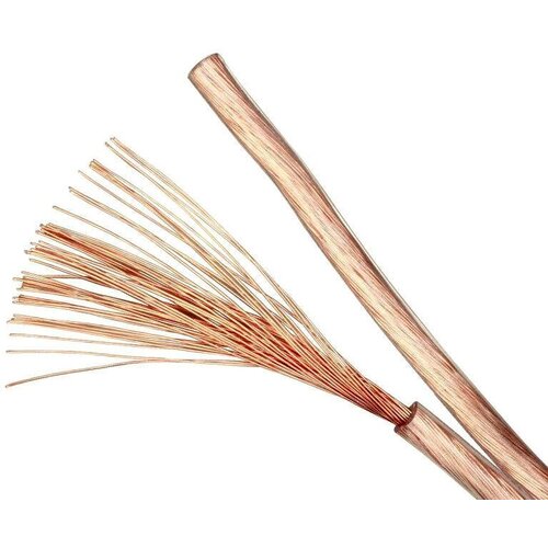 Кабель акустический с катушки двухжильный Eagle Cable 20063250 HIGH STANDARD Copper Transparent 25 1 м 434₽