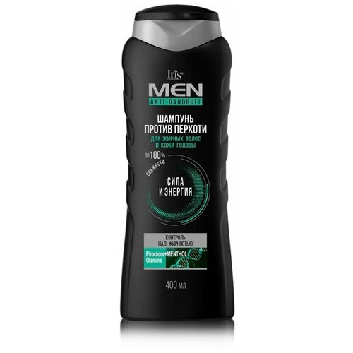 Iris Men BodyHair Шампунь против перхоти контроль над жирностью, 400 мл