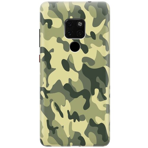 фото Gosso ультратонкий силиконовый чехол-накладка для huawei mate 20 с принтом "хаки"