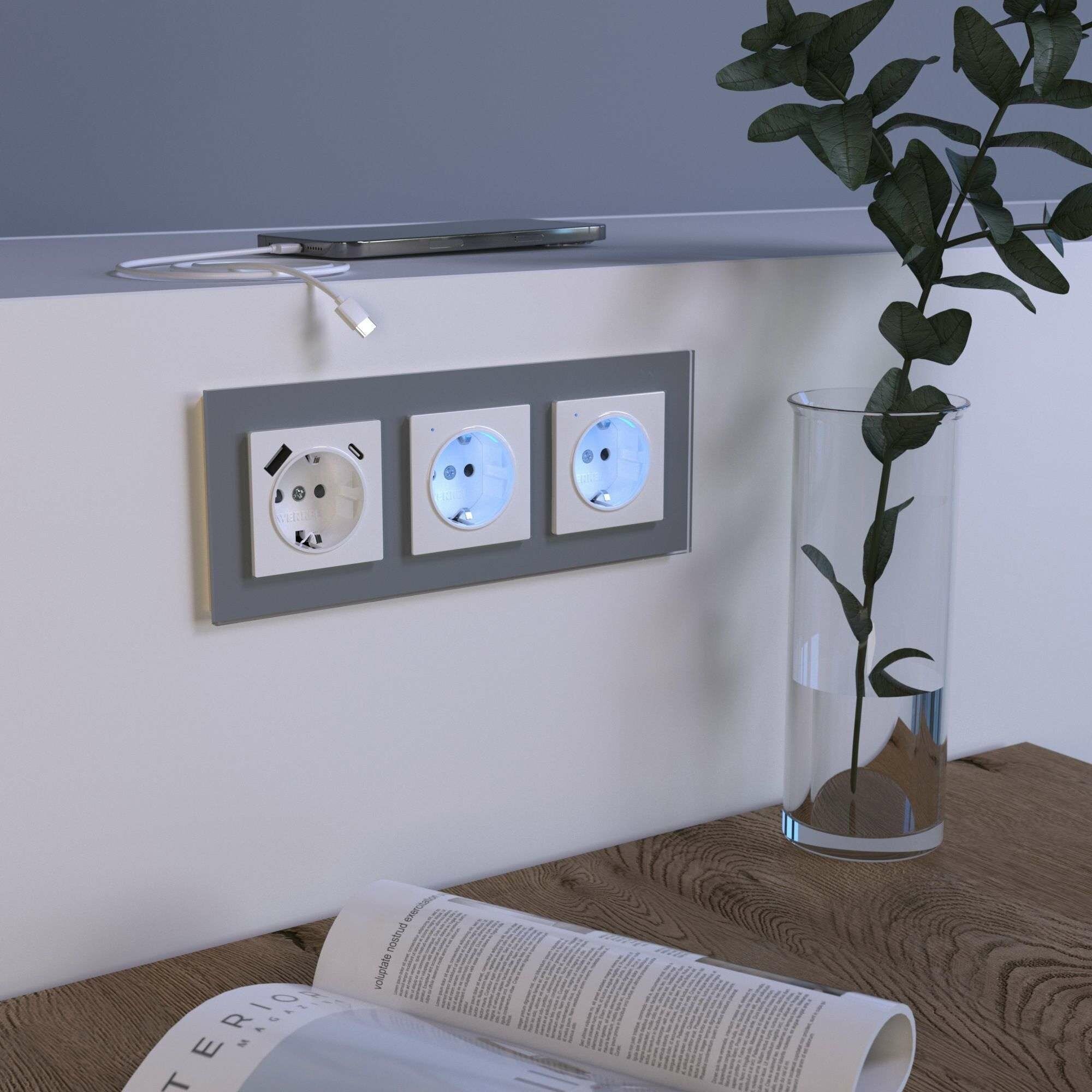 Розетка с быстрой зарядкой Werkel W1171703 4690389176425 - фото №6