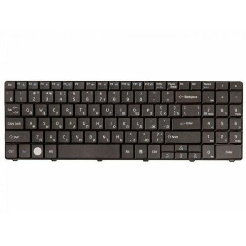 Клавиатура для ноутбука MSI CR640 CX640 DNS 0123257 черная с черной рамкой 1727₽