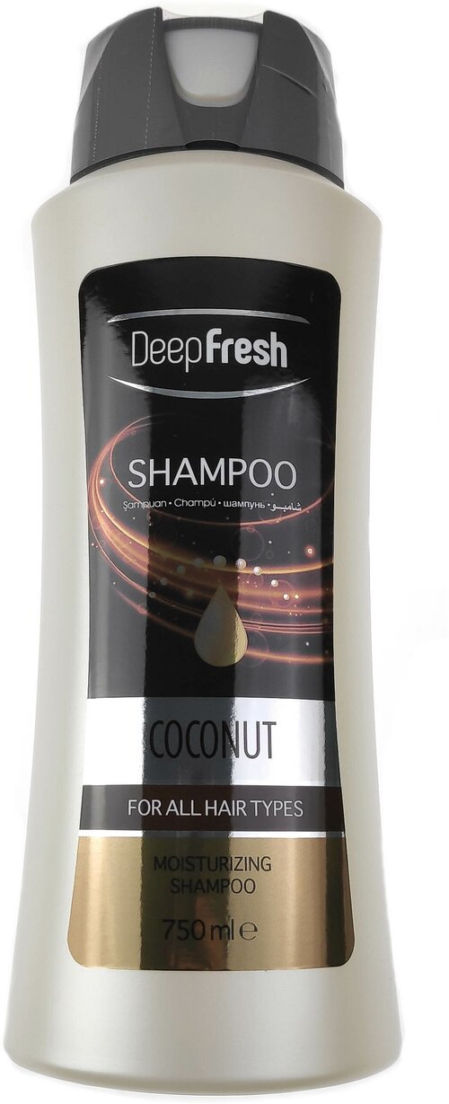 Deep Fresh Женский Coconut Total Treatment Shampoo Шампунь для всех типов волос с экстрактом кокоса 750мл