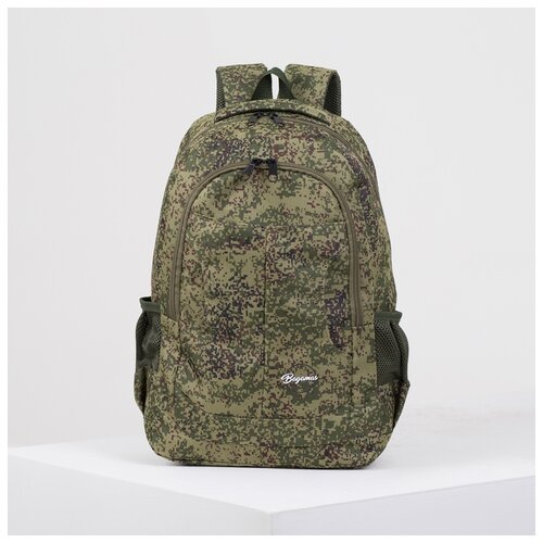 фото 4922 рюкзак молод, 28*13*45, 1 отд на молнии, 3 н/кармана, камуфляж/хаки 2567057 зфтс