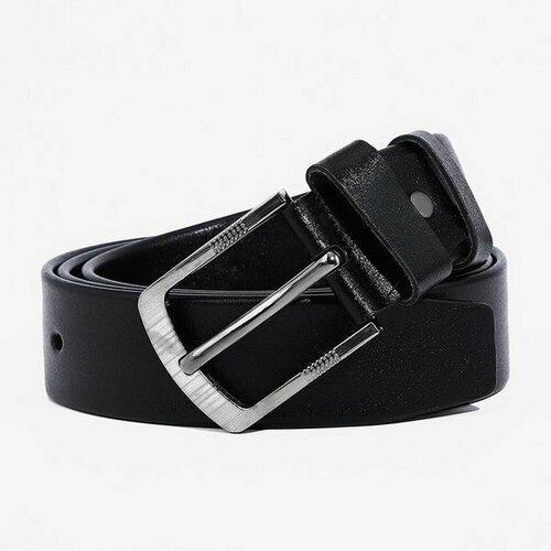 фото Ремень сима-ленд, размер 120, черный сима-лэнд