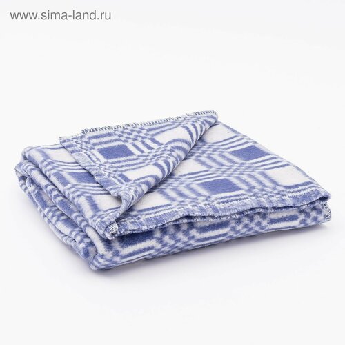 Одеяло байковое для мальчиков, размер 100х140 см, цвет микс