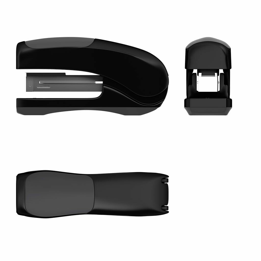 Степлер №24/6 ErichKrause Elegance Up-right до 30 л черный в коробке по 1 шт - фото №6