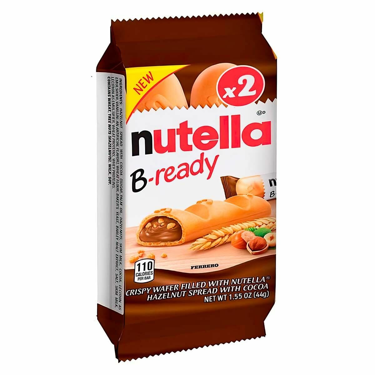 Бисквитные батончики Ferrero Nutella B-ready (Польша), 44 г - фотография № 5