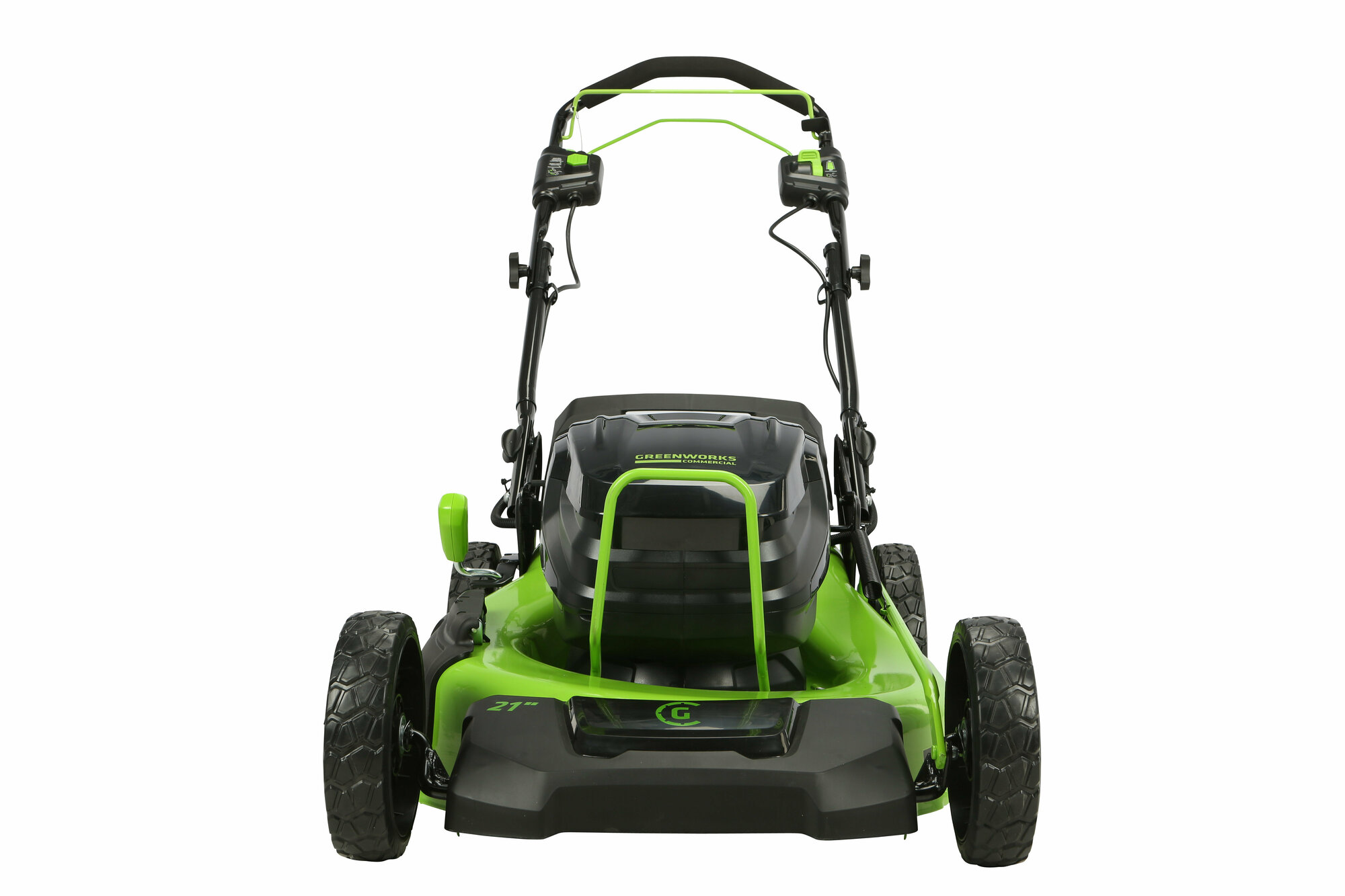 Газонокосилка самоходная, аккумуляторная Greenworks GC82LM51SP2K2, 82V, 51 см, бесщеточная, c 1хАКБ 5 Ач. и ЗУ 2515907UB — фото 11