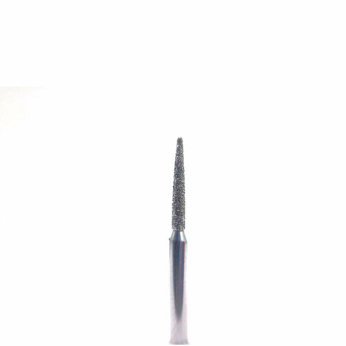 Бор алмазный 888, пламевидный для ортопедии, D=1,2 мм, L=8 мм, под турбинный наконечник, стандартный хвостовик, синий (μ=106 мк)