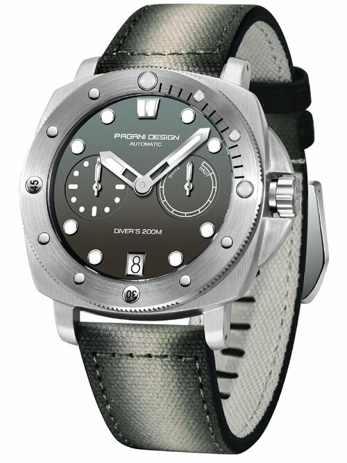 Наручные часы Pagani Design, серый, черный